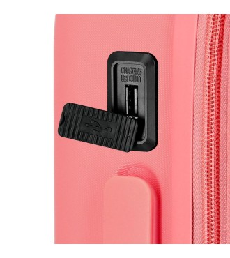 9528622 TROLLEY ABS 55CM.C/EXP. 4R. ENSO BONJOUR CORAL 2