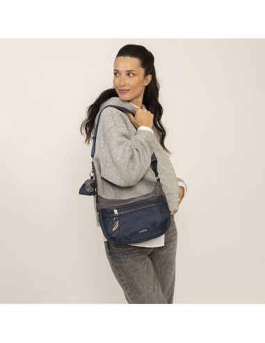 Bolso Bandolera Expandible Mujer Gabol Luna Azul Bolsos M...