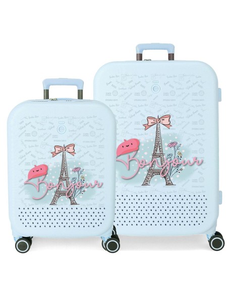9529521 SET/2 TROLLEY  ABS 55-70CM.4R.ENSO BONJOUR TURQUESA 9529521 SET/2 TROLLEY  ABS 55-70CM.4R.ENSO BONJOUR TURQUESA
