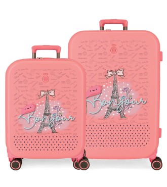 9529522 SET/2 TROLLEY  ABS 55-70CM.4R.ENSO BONJOUR CORAL