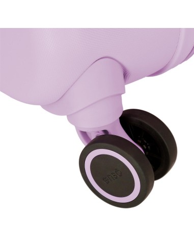 9538623 TROLLEY ABS 55CM.C/EXP. 4R. ENSO CUTE GIRL LILA