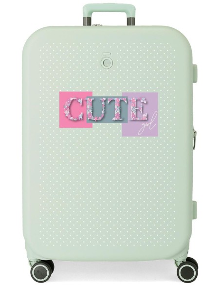 9539224 TROLLEY ABS 70CM.4R.ENSO CUTE GIRL VERDE MENTA 9539224 TROLLEY ABS 70CM.4R.ENSO CUTE GIRL VERDE MENTA
