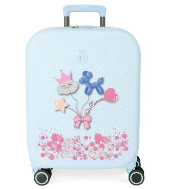 9559121 TROLLEY ABS 55CM.4R.ENSO BALLONS TURQUESA