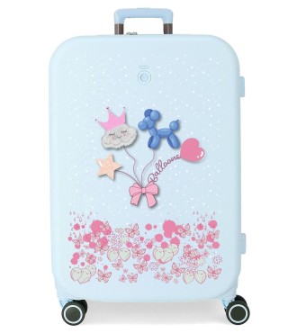 9559221 TROLLEY ABS 70CM.4R.ENSO BALLONS TURQUESA