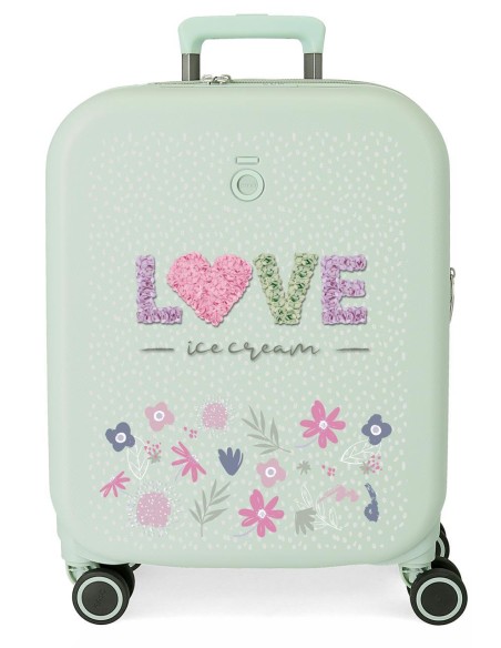 9568624 TROLLEY ABS 55CM.C/EXP. 4R. ENSO LOVE ICE CREAM VERD 9568624 TROLLEY ABS 55CM.C/EXP. 4R. ENSO LOVE ICE CREAM VERD