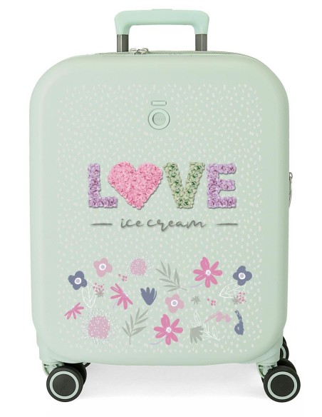 9569124 TROLLEY ABS 55CM.4R.ENSO LOVE ICE CREAM VERDE MENT 9569124 TROLLEY ABS 55CM.4R.ENSO LOVE ICE CREAM VERDE MENT