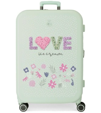 9569224 TROLLEY ABS 70CM.4R.ENSO LOVE ICE CREAM VERDE MENT