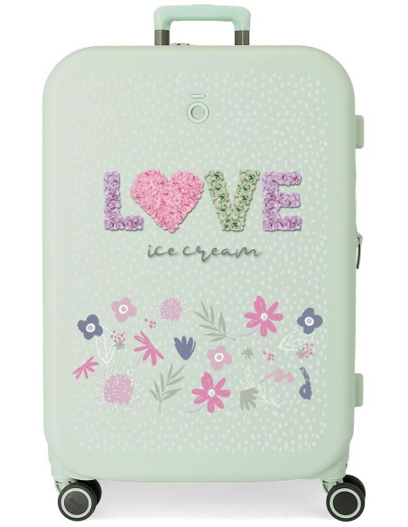 9569224 TROLLEY ABS 70CM.4R.ENSO LOVE ICE CREAM VERDE MENT 9569224 TROLLEY ABS 70CM.4R.ENSO LOVE ICE CREAM VERDE MENT