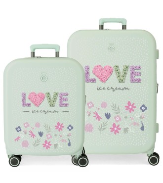 9569524 SET/2 TROLLEY  ABS 55-70CM.4R.ENSO LOVE ICE CREAM VE
