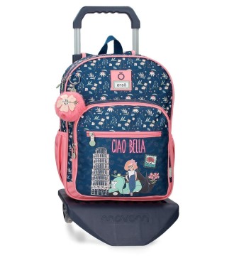 95724T1 MOCHILA ADAP. C/CARRO 38CM.ENSO CIAO BELLA