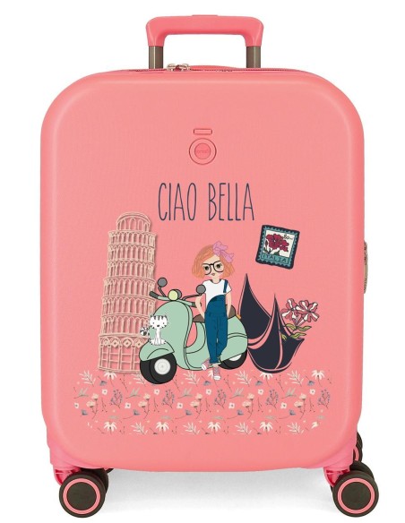 9579122 TROLLEY ABS 55CM.4R.ENSO CIAO BELLA CORAL 9579122 TROLLEY ABS 55CM.4R.ENSO CIAO BELLA CORAL