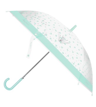 7518831 PARAGUAS BASTON PEQ.AUTO.PJL EVELIN AZUL CLARO