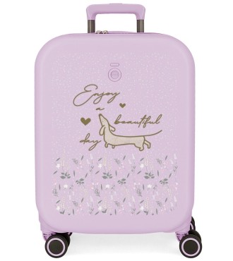 9518623 TROLLEY ABS 55CM.C/EXP. 4R. ENSO BEAUTIFUL DAY LILA