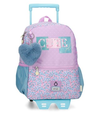 95323T1 MOCHILA ADAP. C/CARRO 32CM.ENSO CUTE GIRL