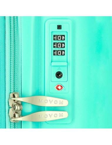 5329128 TROLLEY PP 55CM.4R.MOVOM INARI TURQUESA