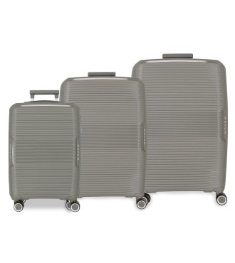 5329424 SET/3 TROLLEY PP 55-68-78CM.4R.MOVOM INARI GRIS