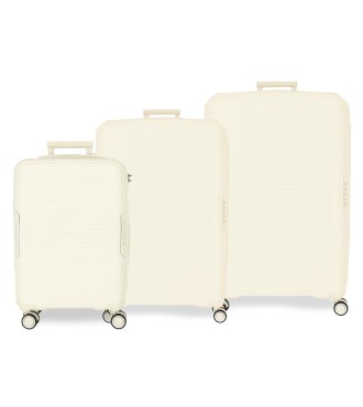 5329425 SET 3/TROLLEY PP 55-68-78CM.4R.MOVOM INARI BLANCO