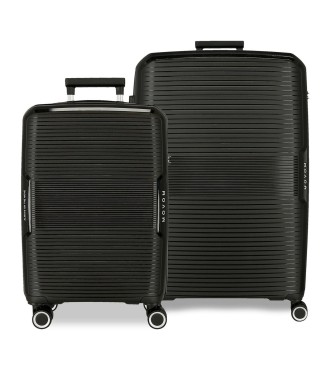 5329521 SET 2/TROLLEY PP 55-68CM.4R. MOVOM INARI NEGRO