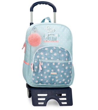 37623T1 MOCHILA ADAP.38CM C/CARRO MOVOM LIVE YOUR DREAMS