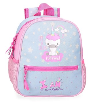 40720D2 MOCHILA ADAP. 25CM.ROLL ROAD I AM A UNICORN
