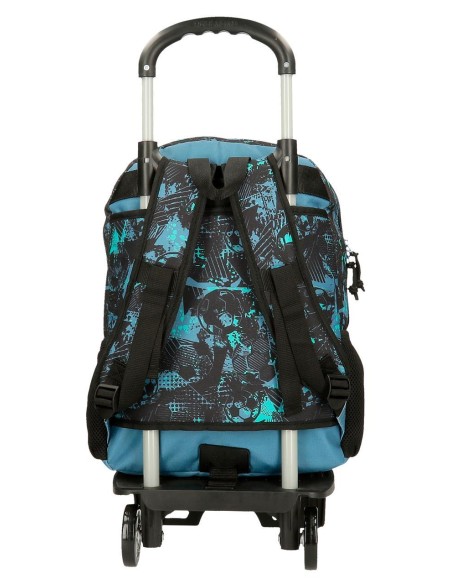 41924T1 MOCHILA ADAP.42CM C/CARRO ROLL ROAD SOCCER