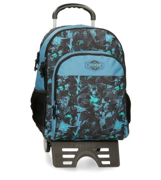 41926T1 MOCHILA ADAP. 44CM 2C.C/CARRO ROLL ROAD SOCCER