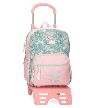 40823T2 MOCHILA ADAP. 38CM C/CARRO ROLL ROAD SPRING IS HERE