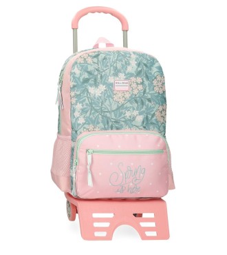 40824T2 MOCHILA ADAP. 42CM C/CARRO ROLL ROAD SPRING IS HERE