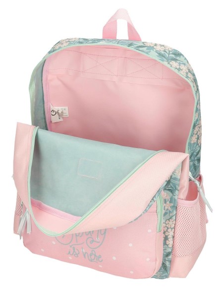 40824T2 MOCHILA ADAP. 42CM C/CARRO ROLL ROAD SPRING IS HERE