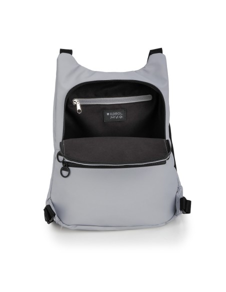 Mochila Mujer Gabol Dolce Leire Gris Mochilas Mujer | Fraber