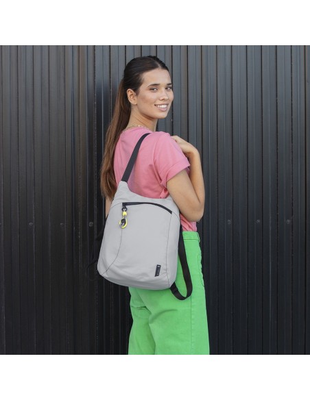 Mochila Mujer Gabol Dolce Leire Gris Mochilas Mujer | Fraber