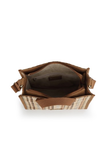 Bolso Doble Asa Corta Mujer Gabol Amore Marrón Bolsos Muj...