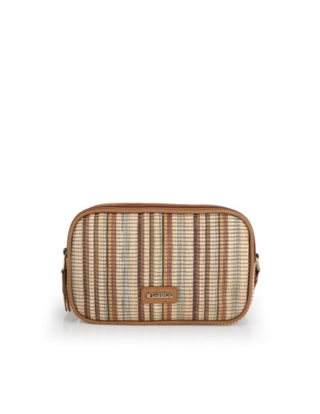 Bolso Cuadrado Pequeño Mujer Gabol Amore Marrón Bolsos Mu...